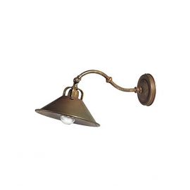Aplice, corpuri de iluminat pentru pereti - Aplica rustica Cascina 20cm alama