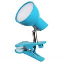 Veioza, lampa de birou cu clema design modern Noah albastru 