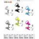 Veioze - Veioza, lampa de birou cu clema design modern Noah roz