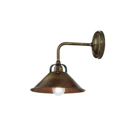 Aplice, corpuri de iluminat pentru pereti - Aplica rustica Cascina 20cm alama