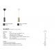 Pendule, Lustre suspendate - Pendul design minimalist Alanis negru