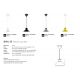 Pendule, Lustre suspendate - Pendul design modern Dial 25 alb