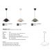 Pendule, Lustre suspendate - Pendul design modern Freya 35 bej