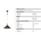 Pendule, Lustre suspendate - Lustra suspendata Cascina 36cm alama