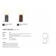 Veioze - Veioza, lampa de masa design modern Lilly gri