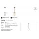 Pendule - Pendul pentru iluminat exterior IP54 Linton galvanizat