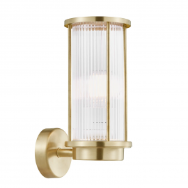 Aplice - Aplica de perete pentru iluminat exterior IP54 Linton alama