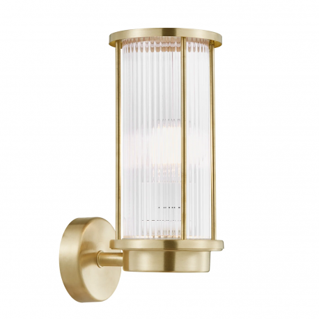 Aplice - Aplica de perete pentru iluminat exterior IP54 Linton alama