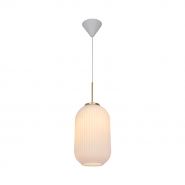 Pendule, Lustre suspendate - Pendul design scandinav Milford 20 alb opal