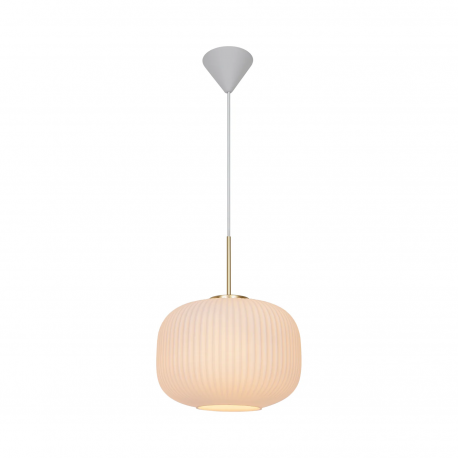 Pendule, Lustre suspendate - Pendul design scandinav Milford 30 alb opal