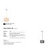 Pendule, Lustre suspendate - Pendul design scandinav Milford 30 alb opal