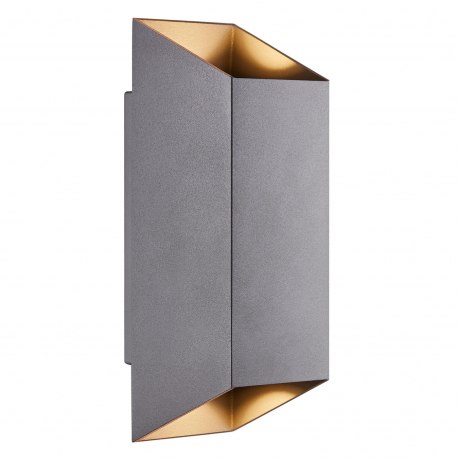 Aplice, corpuri de iluminat pentru pereti - Aplica Up & Down de perete pentru iluminat exterior IP54 Nico square 22 antracit