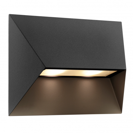 Aplice - Aplica de perete pentru iluminat exterior IP54 Pontio 27 negru