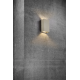 Aplice - Aplica LED Up & Down de perete pentru iluminat exterior IP54 Rold Flat bej nisip