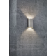Aplice - Aplica LED Up & Down de perete pentru iluminat exterior IP54 Rold Round bej nisip