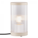 Veioza, lampa de masa pentru iluminat exterior IP54 Coupar nisip bej