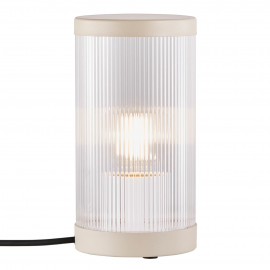 Lampi decorative si solare - Veioza, lampa de masa pentru iluminat exterior IP54 Coupar alb