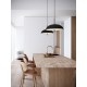 Pendule, Lustre suspendate - Pendul design modern Versale negru 49,5cm