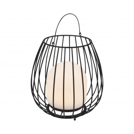 Lampi decorative si solare - Lampa LED portabila pentru exterior solara cu baterii Jim To-Go negru
