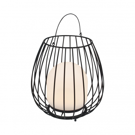 Lampi decorative si solare - Lampa LED portabila pentru exterior solara cu baterii Jim To-Go negru