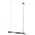 Lustra LED suspendata design modern Lilt gri inchis