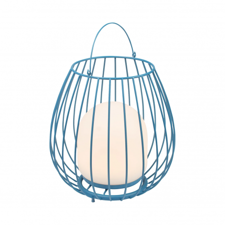 Lampi decorative si solare - Lampa LED portabila pentru exterior solara cu baterii Jim To-Go albastru