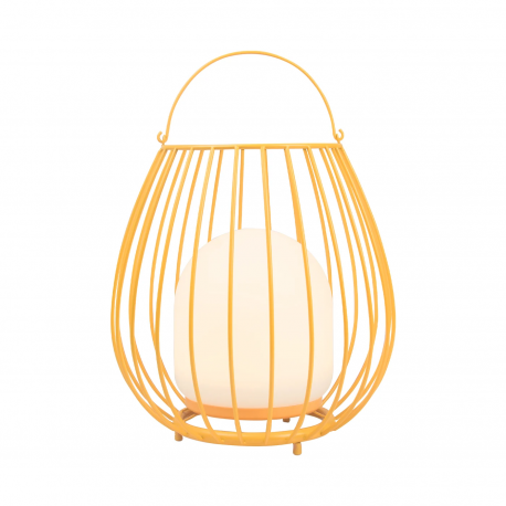 Lampi decorative si solare - Lampa LED portabila pentru exterior solara cu baterii Jim To-Go galben