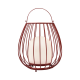 Lampi decorative si solare - Lampa LED portabila pentru exterior solara cu baterii Jim To-Go rosu