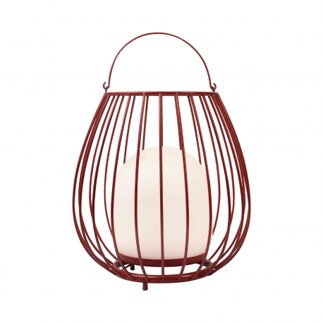 Lampi decorative si solare - Lampa LED portabila pentru exterior solara cu baterii Jim To-Go rosu