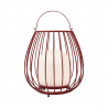 Lampa LED portabila pentru exterior solara cu baterii Jim To-Go rosu