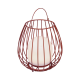 Lampi decorative si solare - Lampa LED portabila pentru exterior solara cu baterii Jim To-Go rosu
