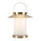Lampi decorative si solare - Lampa LED portabila pentru exterior solara cu baterii Temple To-Go 35 alama