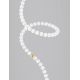 Pendule, Lustre suspendate - Lustra LED dimabila, deosebita design lux PERLA opal, auriu