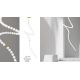 Pendule, Lustre suspendate - Lustra LED dimabila, deosebita design lux PERLA opal, auriu