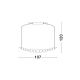 Pendule, Lustre suspendate - Lustra LED suspendata, dimabila, deosebita design lux PERLA opal, auriu