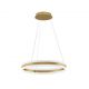 Pendule, Lustre suspendate - Lustra LED suspendata, dimabila, design modern Agos auriu 60cm
