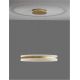 Pendule, Lustre suspendate - Lustra LED suspendata, dimabila, design modern Agos auriu 60cm