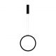 Pendule, Lustre suspendate - Pendul LED dimabil design modern Change negru 39,5cm