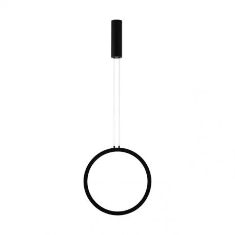 Pendule, Lustre suspendate - Pendul LED dimabil design modern Change negru 39,5cm