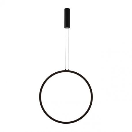 Pendule, Lustre suspendate - Pendul LED dimabil design modern Change negru 60cm