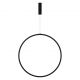 Pendule, Lustre suspendate - Pendul LED dimabil design modern Change negru 80,7cm