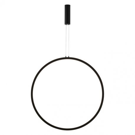 Pendule, Lustre suspendate - Pendul LED dimabil design modern Change negru 80,7cm