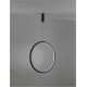 Pendule, Lustre suspendate - Pendul LED dimabil design modern Change negru 80,7cm