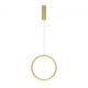 Pendule, Lustre suspendate - Pendul LED dimabil design modern Change auriu 39,5cm