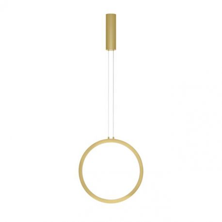 Pendule, Lustre suspendate - Pendul LED dimabil design modern Change auriu 39,5cm