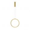 Pendul LED dimabil design modern Change auriu 39,5cm