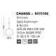 Pendule, Lustre suspendate - Pendul LED dimabil design modern Change auriu 39,5cm