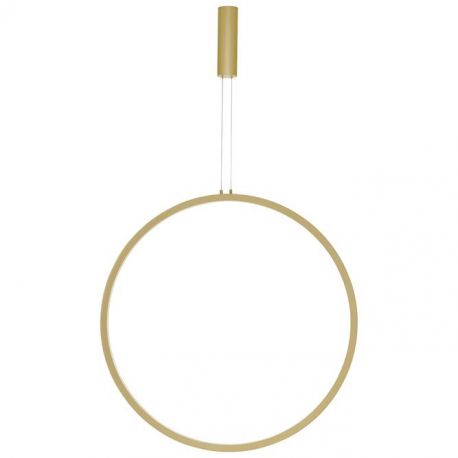 Pendule, Lustre suspendate - Pendul LED dimabil design modern Change auriu 80,7cm