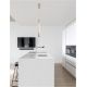 Pendule, Lustre suspendate - Pendul LED dimabil design modern Change auriu 80,7cm