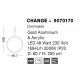 Pendule, Lustre suspendate - Pendul LED dimabil design modern Change auriu 80,7cm